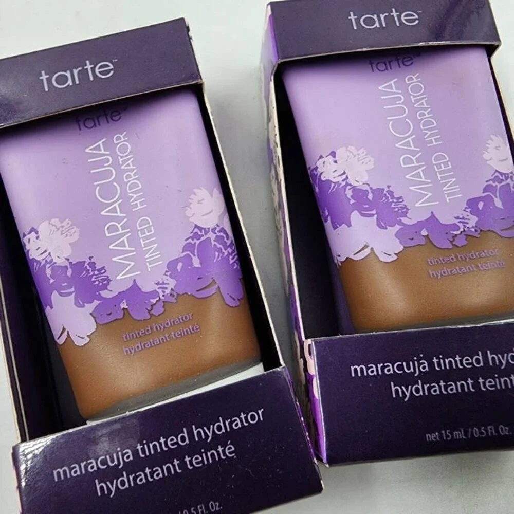 2 packs Tarte Maracuja Tinted 12-hr Hydrator 15ml/0.5 Fl oz. 56s Rich Sand